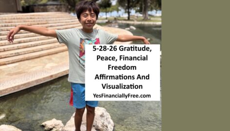 5-28-26 Gratitude, Peace, Financial Freedom Affirmations And Visualization
