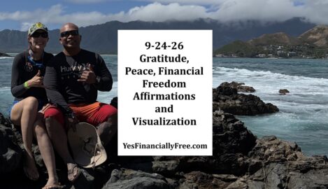 9-24-26 Gratitude, Peace, Financial Freedom Affirmations and Visualization
