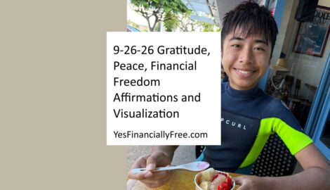 9-26-26 Gratitude, Peace, Financial Freedom Affirmations and Visualization