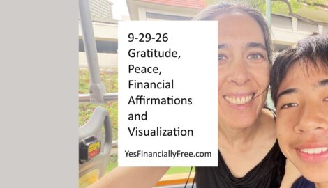 9-29-26 Gratitude, Peace, Financial Affirmations and Visualization