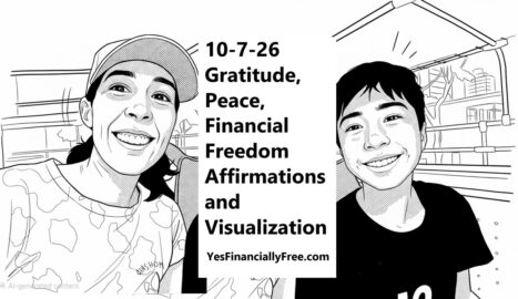 10-7-26 Gratitude, Peace, Financial Freedom Affirmations and Visualization